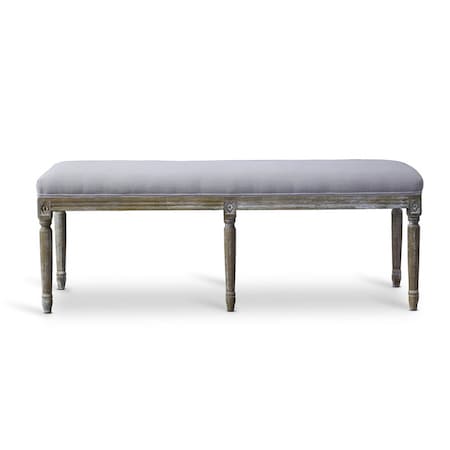 Baxton Studio Clairette Wood Traditional French Bench 110-6011